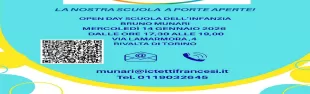 OPEN DAY SCUOLA DELL'INFANZIA MUNARI