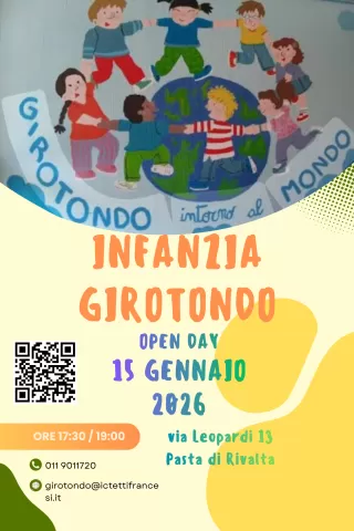 OPEN DAY SCUOLA DELL'INFANZIA GIROTONDO