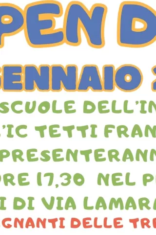 OPEN DAY SCUOLA INFANZIA