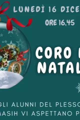 INVITO SALUTI DI NATALE 16 DICEMBRE 2024 - PRIMARIA MASIH