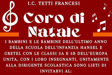 CORO DI NATALE - 19 DICEMBRE 2024