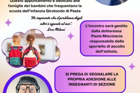 "Ciao io vado in prima"