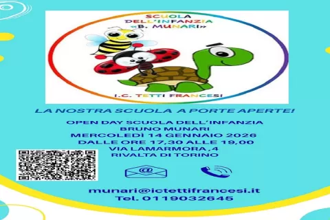OPEN DAY SCUOLA DELL'INFANZIA MUNARI