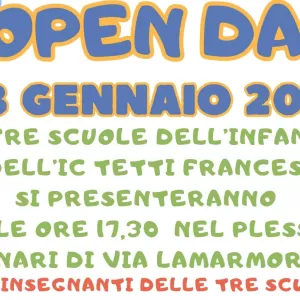 OPEN DAY SCUOLA INFANZIA